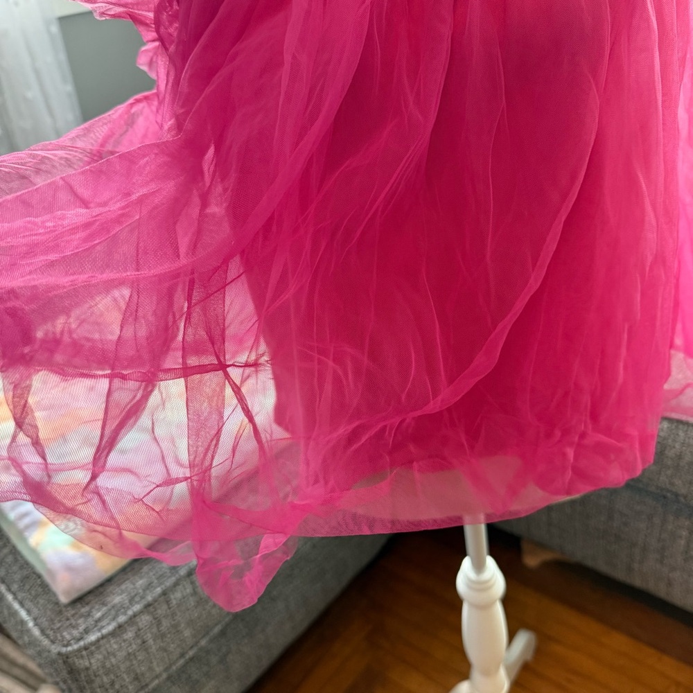 BiBi Fuchsia Ruffled Top - Picture 4 of 6